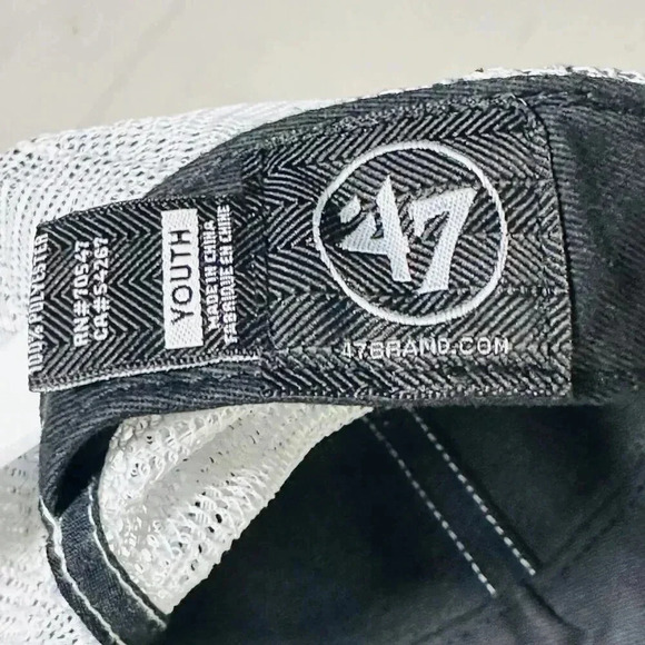 Oakland A’s Athletics Trucker Hat MLB Baseball 47 Youth Adjustable - Picture 6 of 6